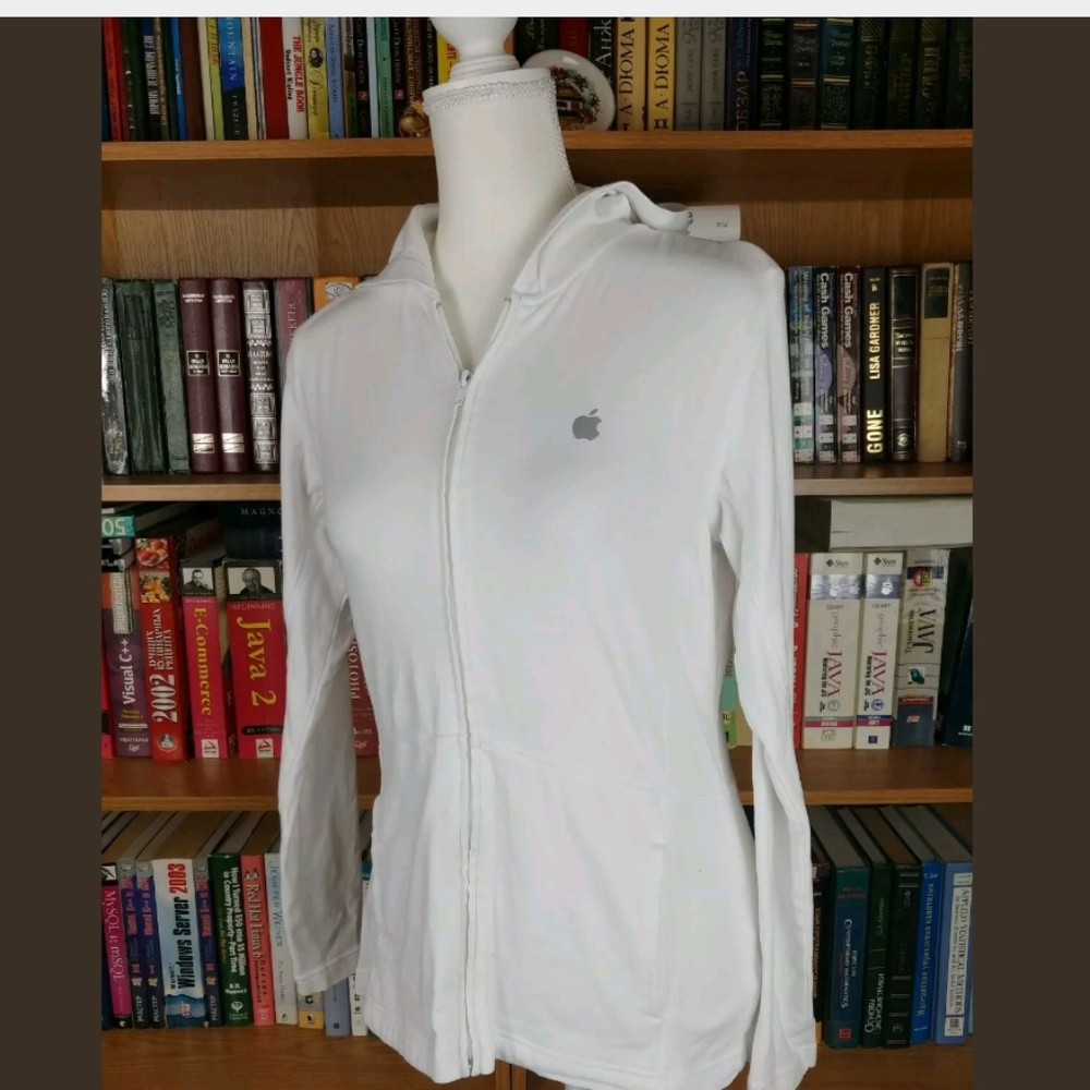 Women apple store uniform hoodie work shirt small